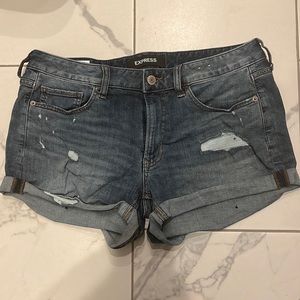 Express Denim Shorts